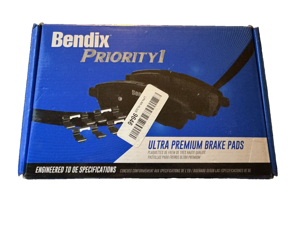 Bendix Priority 1 Ceramic Front Disc Brake Pad Set for Lexus GX460 2016-... - $12.00