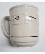 Vintage Longaberger Pottery Woven Traditions Beige and Brown Collectible... - $39.99