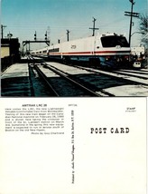 Train Railroad Amtrak LRC 38 St. Lambert Station Boston New Haven VTG Postcard - £6.79 GBP