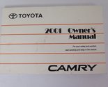 2001 Toyota Camry Owners Manual [Paperback] Toyota - $23.50