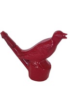 Bird Whistle God is Love red caller plastic RARE Action Figure Toy vtg 1... - £15.60 GBP