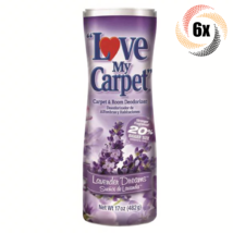 6x Shakers Love My Carpet Lavender Dreams Carpet &amp; Room Deodorizer | 17oz - £22.68 GBP