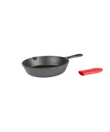 Cast Iron Skillet with Red Mini Silicone Hot Handle Holder, 8-inch - $132.46 CAD