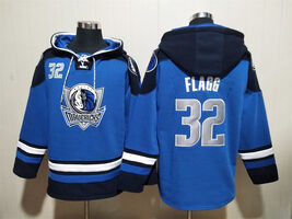 Cooper Flagg Dallas Mavericks Blue Lace-Up Pullover Jersey Hoodie - $59.25