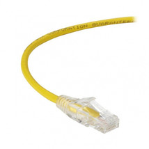 Black Box C6PC28-YL-02 CAT6 250-MHZ Snagless 28AWG Stranded Ethernet Patch Cable - £20.91 GBP