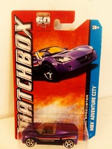 Matchbox 2013 #104 Purple Opel Speedster MBX Adventure City Series Mint On Card - £9.83 GBP