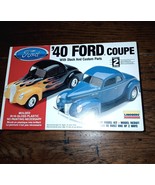 Vintage 1994 NEW Cond. Lindberg &#39;40 Ford Coupe 2 in 1 Model Kit 1/25 #72159 - $20.76 CAD