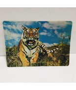 Vtg 3D Lenticular Postcard Majestic African Tiger Cat Stripes Collector ... - $28.42 CAD