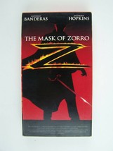 The Mask of Zorro VHS Antonio Banderas, Anthony Hopkins, Catherine Zeta-Jones - £6.33 GBP