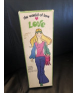 1971 Vintage Hasbro The World Of Love doll &amp; Original Box - $136.27 CAD