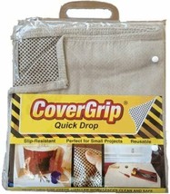 Outdoor CoverGrip 35408 Quick Drop 8 Oz Canvas SAFETY Drop Cloth, 3.5&#39; x... - £27.37 GBP