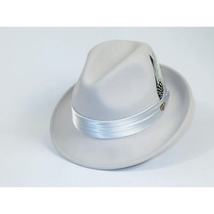 Bruno Capelo Hat Australian Wool Crushable Fedora Giovani UN133 Silver Gray image 3