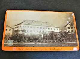 Hotel Bad Axelmannstein in Reichenhall by Baldi &amp; Wurthle of Salzburg-CDV Photo. - £18.99 GBP