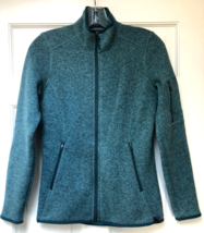 Nice  LL Bean XXS 2XS Teal Sweater Fleece Zip Front Jacket - £43.05 GBP