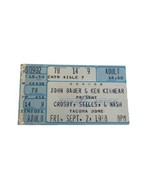 1988 Crosby Stills And Nash Ticket Stub, Sept 2 Tacoma Dome - Bauer &amp; Ki... - $12.00