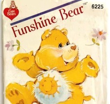 Care Bears Funshine Bear 1983 Stuffed Animal Pattern 6225 Butterick Vintage C50 - $39.99
