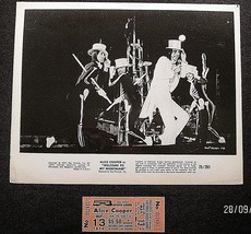 ALICE COOPER : (WELCOME TO MY NIGHTMARE &amp; CONCERT TICKET) CLASSIC A.COOPER - £155.33 GBP