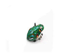 Tin Clockwork Clockwork Toy Jumping Frog Education Baby Classic Toy Wind Up T-ml - £6.25 GBP