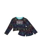 Girls Size 8 Nickelodeon Rugrats Fleece Shorts Pajama Set Black, NWT - $17.76 CAD