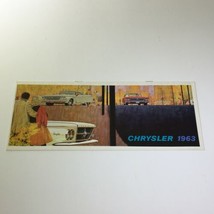 1963 New Yorker by Chrysler 300 90-Degree V-8 Engine 12-V Car Catalog Brochure - £13.11 GBP