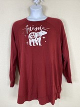 Torrid Sleep Womens Plus Size 2 (2X) Red Mama Bear Sweatshirt Long Sleeve - £10.28 GBP