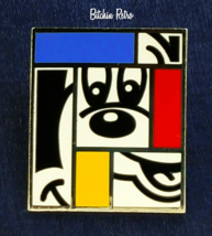Mickey Mouse Brooch By Rod Dyer  Disney Vintage  Mondrian Style Cubism - £103.91 GBP