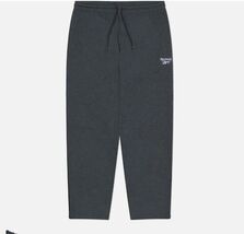 Reebok Mens Fleece Sweat Pants Dk Grey Htr Size 2XL Versatile Elastic Dr... - $27.99