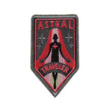 ASTRAL TRAVELER IRON ON PATCH 3.75&quot; Embroidered Applique Metaphysical Pr... - $3.76 CAD