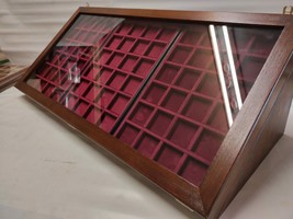 Wooden collecting window fair display, numismatic conference -
show original ... - £227.02 GBP