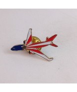 Vintage Patriotic USA Flag Airplane Lapel Hat Pin - €10,55 EUR