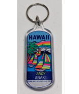 Vintage Keychain Andy (Anaki) Key Ring Name Fob HAWAII Travel Souvenir 1987 - $271.23 MXN