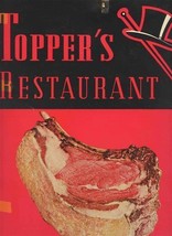 Topper&#39;s Restaurant Menu N Austin Boulevard Chicago Illinois 1953 - $146.52