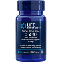 Life Extension Super Ubiquinol CoQ10 with Enhanced Mitochondrial Support 50mg - £34.23 GBP