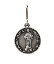 St. Francis of Assisi, Pet Collar Medal with Two FREE Prayer Cards - £7.01 GBP