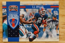 2011 Panini Threads #11 CJ Spiller Gridiron Kings Materials 15/299 Football Card - $4.94