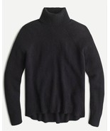 New J Crew Women Black Turtleneck Supersoft Yarn Merino Wool Sweater XXS - £39.61 GBP