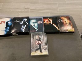24 TWENTY-FOUR Seasons 1-5 Complete DVD Set-Seasons 1,2,3, 4 &amp; 5 TV-Espi... - $19.80