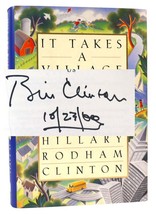 Hillary Rodham Clinton It Takes A Village Signed 1st Edition 1st Printing - $1,901.29