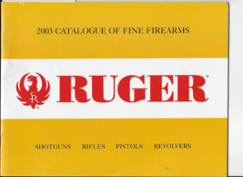 RUGER Sporting Arms 2003 Catalogue Of Fine Firearms 45 Pages VG Condition - £15.36 GBP