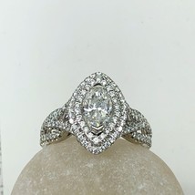Marquise Cut Diamond Engagement Ring 14k White Gold (1.83 TCW) - $3,652.11