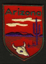 Vintage Arizona Embroidered Cloth Souvenir Travel Patch - £7.86 GBP