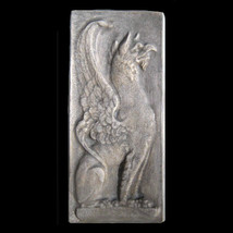 Ancient Greek Roman Griffin sculpture plaque - $19.79