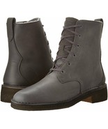 New Clarks Original Women&#39;s Maru Mali Leather Combat Boots Khaki 9.5M - $194.88 CAD