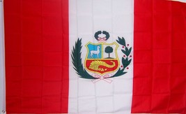 Flag Big 2X3Ft Peru Peruvian - $6.07 CAD