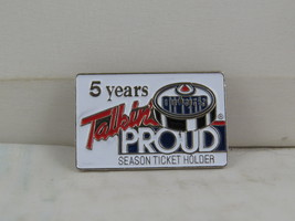 Edmonton Oilers Pin - 5 Year Season Ticket Holder - Stamped Pin - $15.00