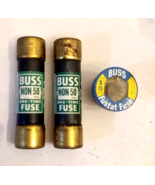 VTG Buss Fuse LOT McGraw Edison Non 50 One Time 250V &amp; Fustat 15 amp Scr... - €5,07 EUR
