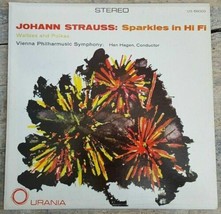 HAN HAGEN LP JOHANN STRAUSS SPARKLES IN HI-FI WALTZES - £10.93 GBP