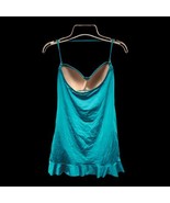 10 Allen B Schwartz Jade Green Halter Swimdress BATHING SWIM SWIMMING SU... - $36.22 CAD