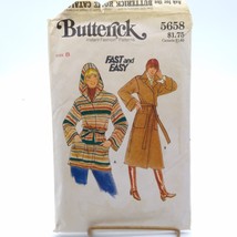 Vintage Sewing PATTERN Butterick 5658, Misses Fast and Easy 1977 Front W... - $17.42