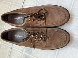 90&#39;s Easy Spirit Shoes Women Size 9M Brown Lace Up Suede Oxford Nubuck V... - $27.69